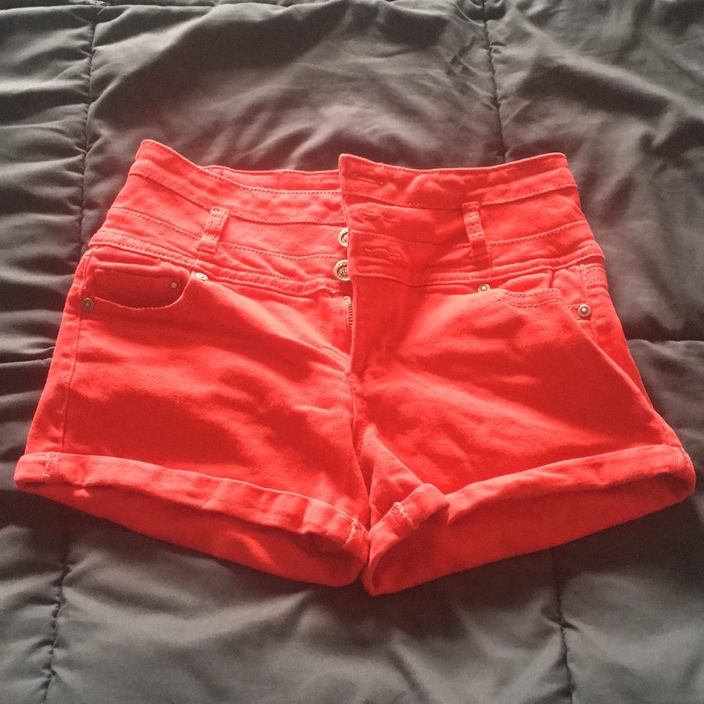 Red shorts